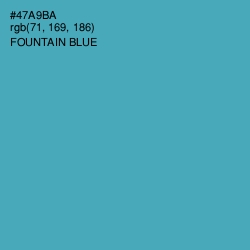 #47A9BA - Fountain Blue Color Image