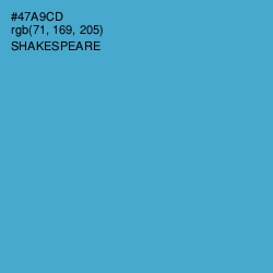 #47A9CD - Shakespeare Color Image