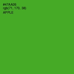 #47AA26 - Apple Color Image