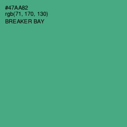 #47AA82 - Breaker Bay Color Image
