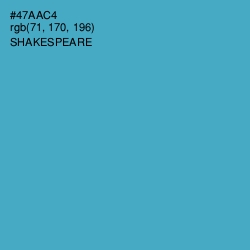 #47AAC4 - Shakespeare Color Image