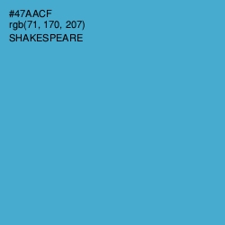 #47AACF - Shakespeare Color Image