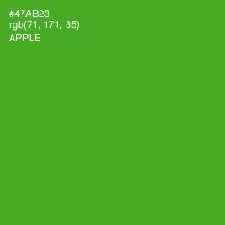 #47AB23 - Apple Color Image