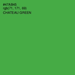 #47AB45 - Chateau Green Color Image