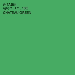 #47AB64 - Chateau Green Color Image