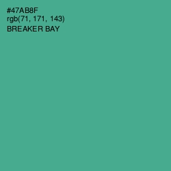 #47AB8F - Breaker Bay Color Image