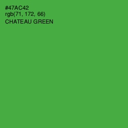 #47AC42 - Chateau Green Color Image