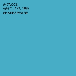 #47ACC6 - Shakespeare Color Image