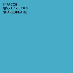 #47ACC8 - Shakespeare Color Image