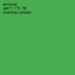 #47AD4E - Chateau Green Color Image