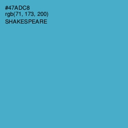 #47ADC8 - Shakespeare Color Image