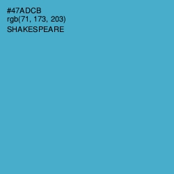 #47ADCB - Shakespeare Color Image