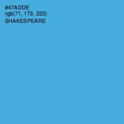 #47ADDE - Shakespeare Color Image