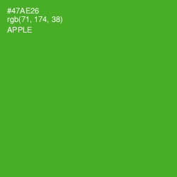 #47AE26 - Apple Color Image