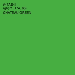 #47AE41 - Chateau Green Color Image