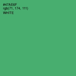 #47AE6F - Chateau Green Color Image