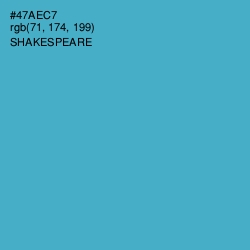 #47AEC7 - Shakespeare Color Image