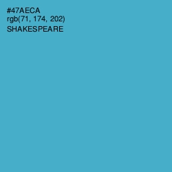 #47AECA - Shakespeare Color Image