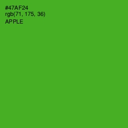 #47AF24 - Apple Color Image