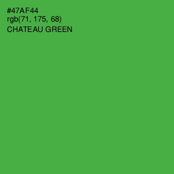 #47AF44 - Chateau Green Color Image