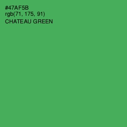 #47AF5B - Chateau Green Color Image