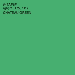 #47AF6F - Chateau Green Color Image