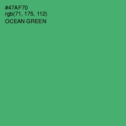 #47AF70 - Ocean Green Color Image