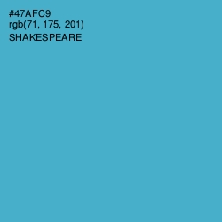 #47AFC9 - Shakespeare Color Image