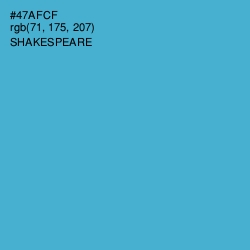 #47AFCF - Shakespeare Color Image