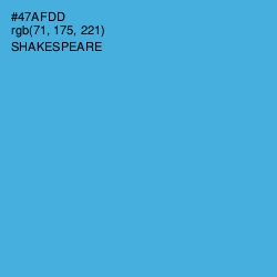 #47AFDD - Shakespeare Color Image