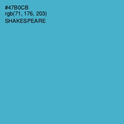 #47B0CB - Shakespeare Color Image