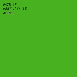 #47B11F - Apple Color Image