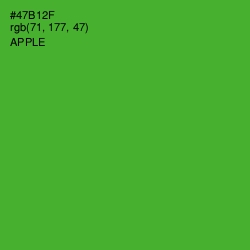 #47B12F - Apple Color Image