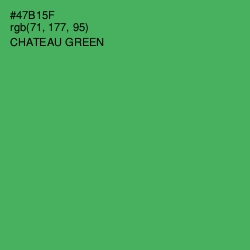 #47B15F - Chateau Green Color Image