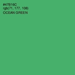 #47B16C - Ocean Green Color Image