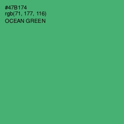 #47B174 - Ocean Green Color Image