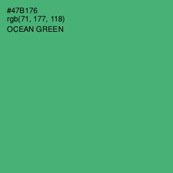 #47B176 - Ocean Green Color Image