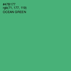 #47B177 - Ocean Green Color Image