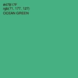 #47B17F - Ocean Green Color Image