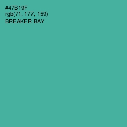 #47B19F - Breaker Bay Color Image