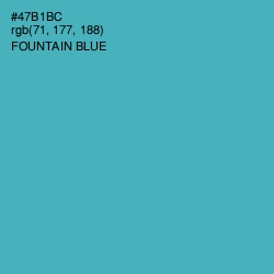 #47B1BC - Fountain Blue Color Image