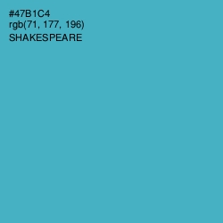 #47B1C4 - Shakespeare Color Image