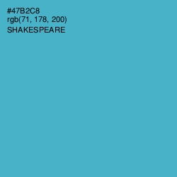 #47B2C8 - Shakespeare Color Image