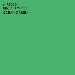 #47B36D - Ocean Green Color Image