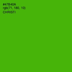 #47B40A - Christi Color Image