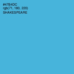 #47B4DC - Shakespeare Color Image