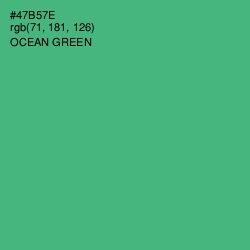 #47B57E - Ocean Green Color Image