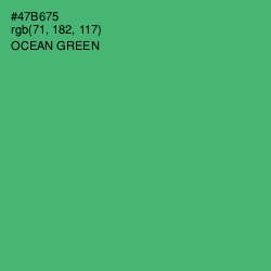 #47B675 - Ocean Green Color Image