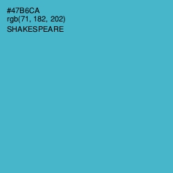 #47B6CA - Shakespeare Color Image