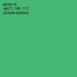 #47B775 - Ocean Green Color Image